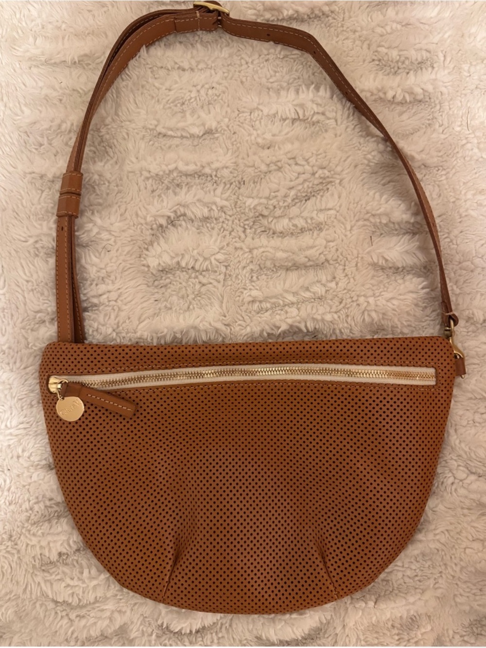 ⛱️🔥Clare V. - Brown Cuoio Grande Fanny Crossbody - OS